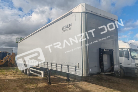 Шторно-бортовой полуприцеп Bonum 914296-04 Арт: 1667